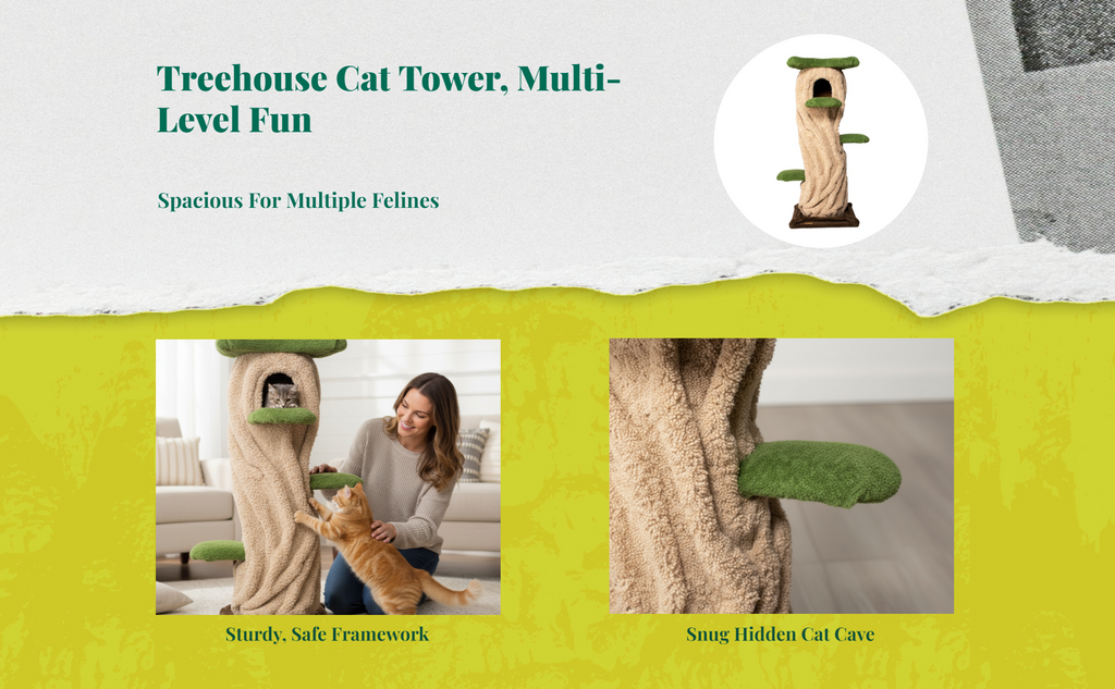 Cat tree with condo