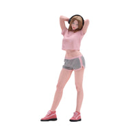 Scene Layout Painted Human Figurine 1/18 Scale Figurine Scale Model Figures True Pose