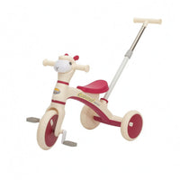 Alpaca Three-Wheeler Detachable Pedals Young Child Three-Wheeler with Push