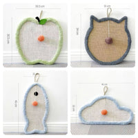 Cat Claw Scratch Pad Punch Installation Cat Scratching Mat Multi-Use Scratch Pad for Indoor Cats