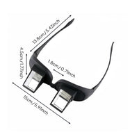 Lazy Reader Glasses Reduces Neck Strain Horizontal Prism Spectacles