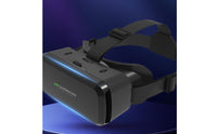 3D VR Headset with Controller Head Mounted Display Comfortable Wear for Gamers