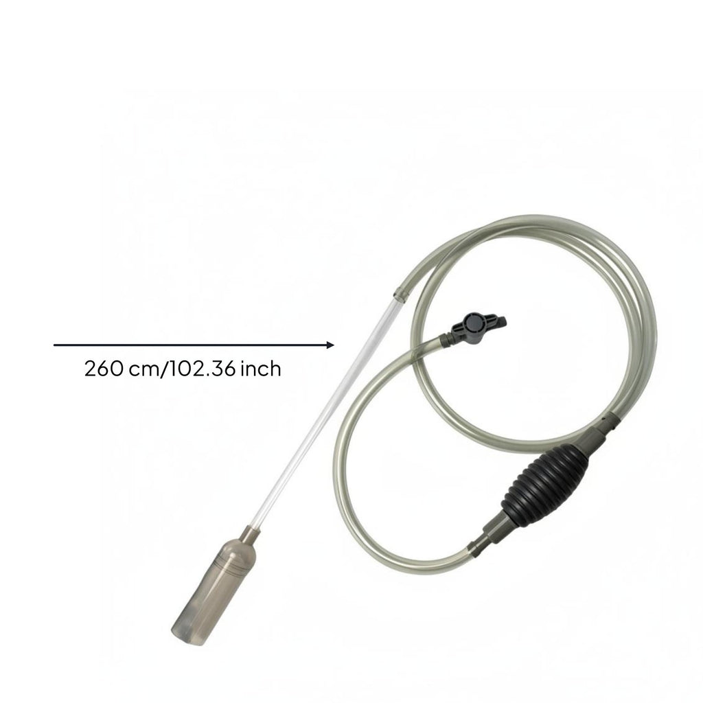 Aquarium Siphon Pump Strong Suction Manual Aquatic Waste Remover Fast Drainage