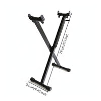 X-Shaped Frame Keyboard Stand Quick Release Mechanism Double X Keyboard