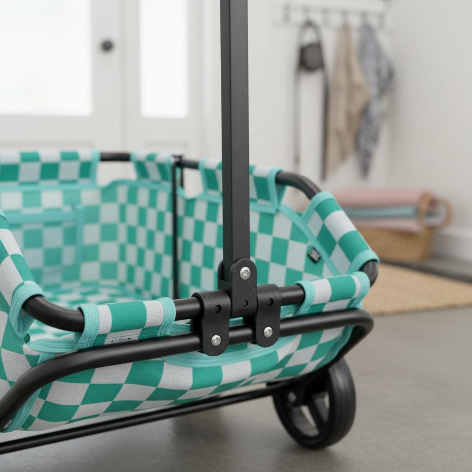 Foldable Pet Stroller Two-in-One Use Lightweight Pet Carrier Weather Cover