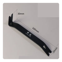 4 Pieces Piano Tuning Pressed Steel Forked Thin Beveled Edges