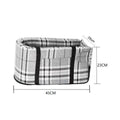 Car Console Pet Seat Foldable Mid-Section Console Dog Bed Versatile-Use Design