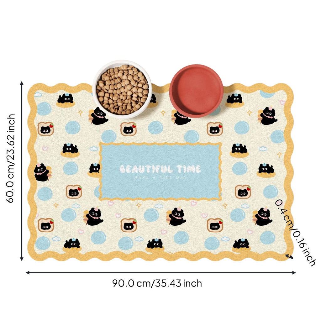 Waterproof non-slip pet mat