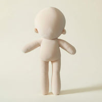 DIY Doll Supple Soft Velvet Textile Faceless Stuffed Figure for Crafters, Hobbyists