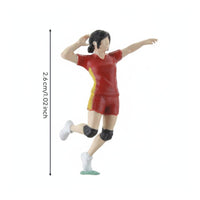 Jumping Volleyball Miniature 1:64 Scale Ornament Miniature Scene Prop