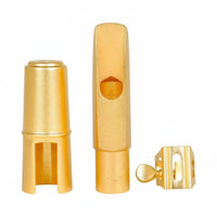 Altos Sax Embouchure Piece Set Metal Clamp Altos Saxophone Embouchure Piece Lightweight Saxophone Ligature for Carrying
