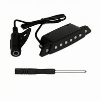 Snap-on Soundhole Pickup Rectangular Snap-on Guitar Pickup Wired