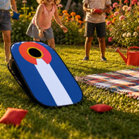 Foldable Bean Bag Toss Target Board Portable Foldable Cornhole Set Movement