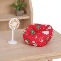 1:12 Scale Furniture Set Scene Prop Miniature Beanbag and Fan Set for Collectors