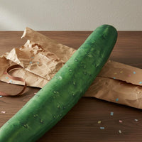 Cucumber Stuffed Toy Pillow Huggable Realistic Super Soft Funny Vegetable Stuffed Toy for Joke, Performance Prop, Sleeping