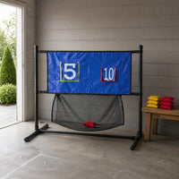 Trampoline Target Net Mesh Pocket Tossing Target Game Blue Material