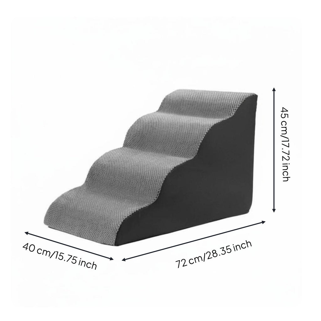 Dog Stairs for Bed Washable Cover Dog Bed Ladder Gentle Slope Design for Bedside