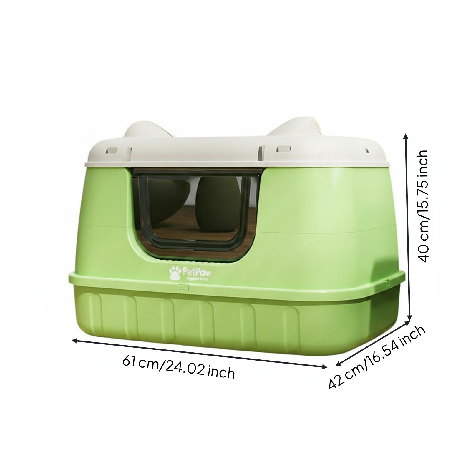 Enclosed Litter Box Privacy Covered Litter Box Odor Control