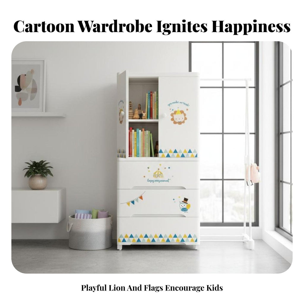 configurable Cube Organizer Large Capacity Storage Cabinet Easy Assembly for Toddlers