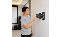 Metal Build Speaker Wall Mount Adjustable Speaker Wall Bracket Easy Installation Audio Hardware Heavy Duty for KTV Users, Home Theater, Listening Room