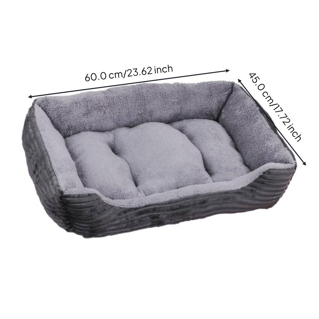 Plush Dog Bed Mat, Non-Slip, Washable, All-Season Comfort