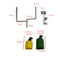 Cowbell Mount Stand Adjustable Clamp Drum Percussion Bracket Easy to Install Music Hardware for Drummers