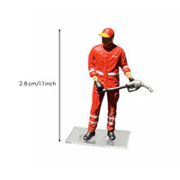 1:64 Gas Station Set Hand-Painted Gas Station Diorama DIY Toy Scene for Hobbyists