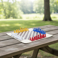 Four-Player Chess Set Multicolor Strategy Game Large