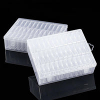 Clear Compartment Storage Case Secure Latch Small Parts Organizer Portable