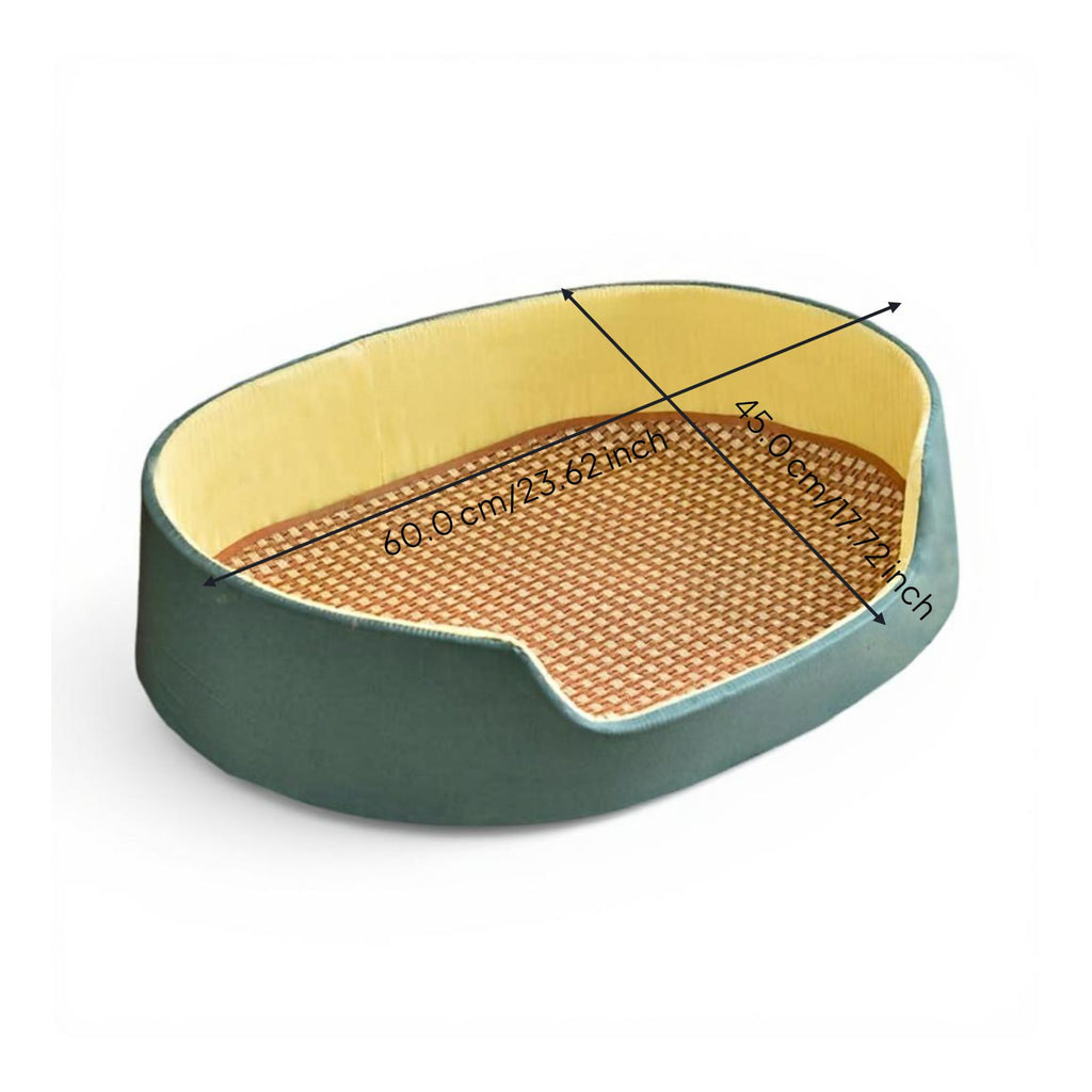 Dog Cooling Mat, auto-cooling pet bed, cleanable non-slip crate pad, summer comfort for large dogs and felines, suitable for all seasons