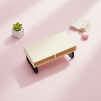 1:12 Scale Coffee Table Decorative House Model Decor Minimalist Design