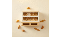 Mini Bread Cabinet Simulation Type Dollhouse Bakery Shelf Realistic Realism