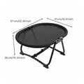 Elevated Mesh Pet Bed Cooling Feline Hammock Bed Easy to Clean for Cats