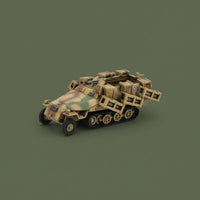1/144 Scale Armored Vehicle Miniature Ready to Display German King Tiger Armored