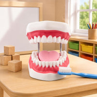 Brushing Practice Model Visible Lingual Surface Teaching Aid Pink Gums