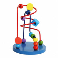 Wooden Bead Maze Educational Early Learning Plaything Screenscreen-Independent
