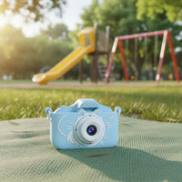 Double Lens Kids Camera Game Function Children's Digital Camera Silicone Case Kids Portable Video Device