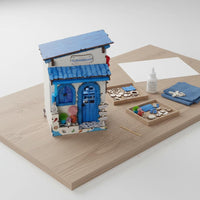 3D Assembly Kit Book Nook Decorative Book Nook Bookend Set LED Light