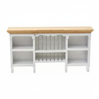 Dollhouse Wall Cupboard Handmade Dollhouse Kitchen Cabinet Realistic Design