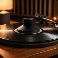 Vinyl Stabilizer Slimline Audio Accessory Stepped Cylindrical