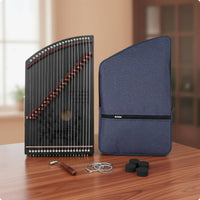Guzheng Finger Easy to Learn Portable Guzheng Practice Instrument Full Accessories Zither for Beginners, Travel