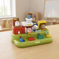 Farm Press-and-Release Toy Molded Plastic Creature Press-and-Release Toy