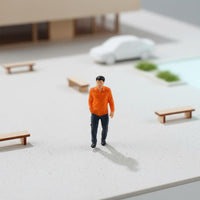 Architectural Model People Scale Model Human Figures Miniature People Figurines for Hobbyists, Students, Sand Table Models