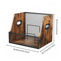 Vinyl Album Storage Crate Easy to Browse Album Magazine Storage Box