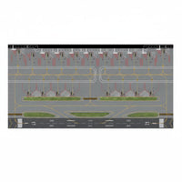 1:400 Aircraft Airport Background Simple Board to Clean Landing Strip Apron Model Mat