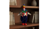 Ceramic Clown Doll Collectible Ceramic Clown Figurine Colorful for Tabletop