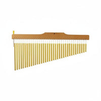 36 Tone Bar Chimes Beech Wood Frame Percussion Chime Set with Stand for Students