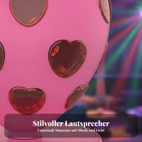 Disco Ball Bluetooth Speaker Multi-Functional Rotating Projection Light Speaker
