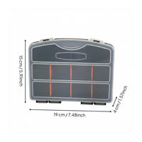10-Grid Compartment Organizer Portable Screw Organizer Box Lightweight