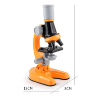 Kids Science Microscope STEM Learning Children's Microscope Set LED Light
